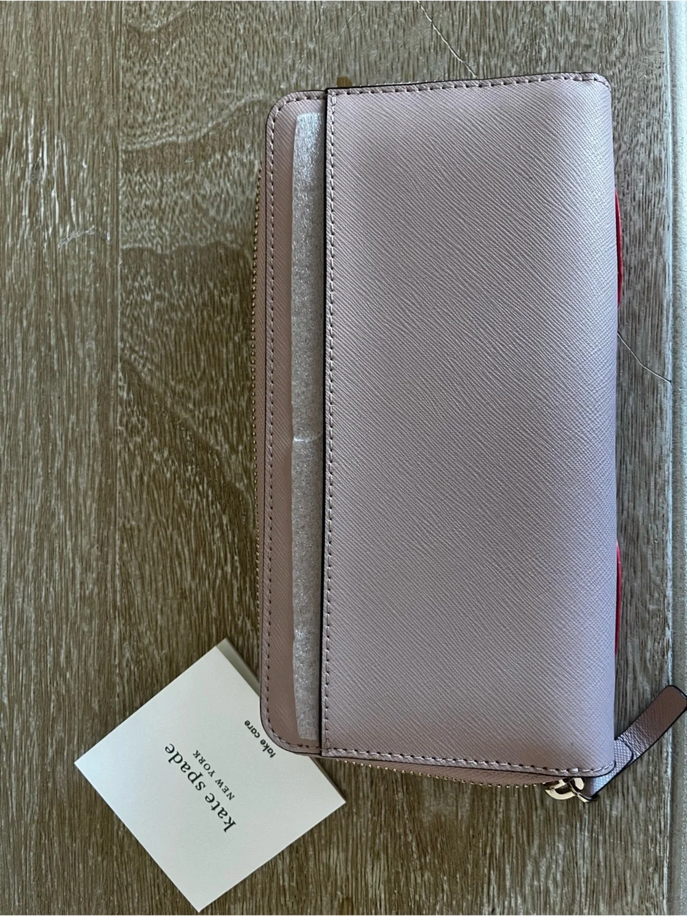 Kate Spade By The Pool Flamingo Large Zip Around Wallet NWOT